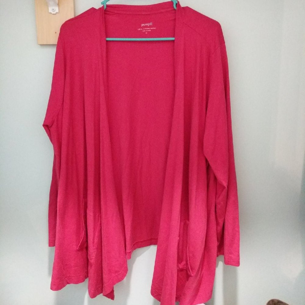 J Jill Pink Cardigan